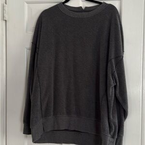 Aerie Ladies Charcoal Crewneck Sweater